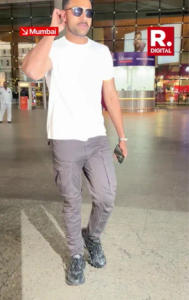 Varun Tej Konidela looks dapper in casuals as he arrives at the airport