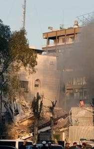 Israel reportedly struck the consular section of the Iranian embassy in Damascus on Monday. 