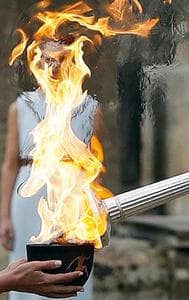The Olympics torch for the 2024 summer games in Paris was ignited on Tuesday in Greece's Olympia. 