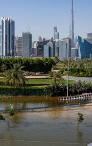 The UAE has witnessed the heaviest rainfall in its recorded history. 