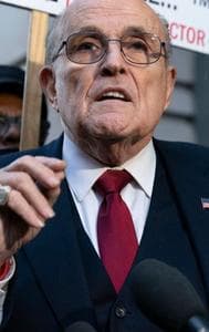 Former Trump lawyer Rudy Giuliani is among the 18 people indicted in the Arizona election interference case. 