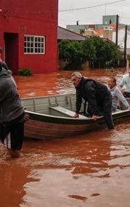 More than 24,000 people have been forced to evacuate in Brazil's Rio Grande do Sul after heavy rain led to historic floods in the state.