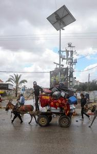News of the deal being accepted comes even as thousands of Gazans flee Rafah ahead of an expected Israeli military operation. 