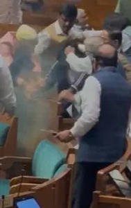 Slaps, punches, hair pulled: Here's how MPs swiftly took on Parliament attackers. WATCH