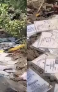 Voter Id Cards found in Garbage in Maharashtra's jalna