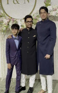 Aamir Khan with sons