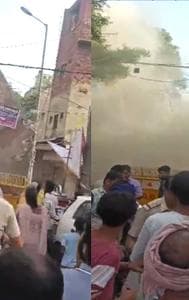 Building collapsed in East Delhi's Kalyanpuri area