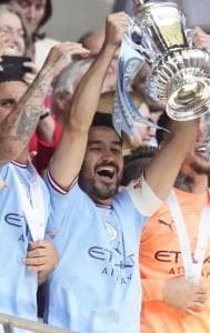 Manchester City won the FA Cup in 2023.