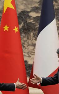 Macron with Xi Jinping 