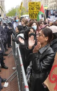 Police arrest dozens of pro-Palestinian protesters at Columbia.