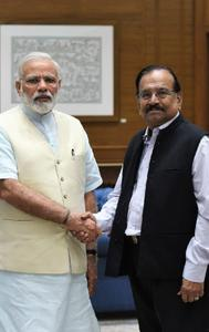 PM Modi with Moosa Raza
