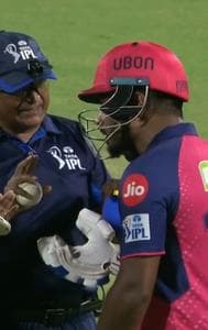 Sanju Samson annoyed by umpires