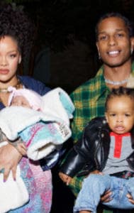 Rihanna, ASAP Rocky with their sons