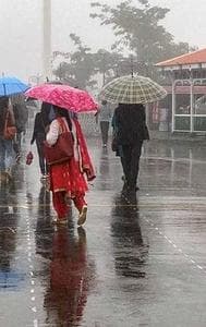 Intermittent rains and thunderstorms lashed Shimla on Wednesday. 