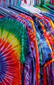 Tie-dye printed shirts
