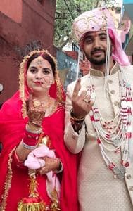 Radhika and Sahil cast their vote in Udhampur 