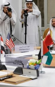 US Secretary of State Antony Blinken attends US-Arab Quint Meeting in Riyadh.