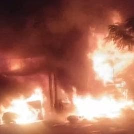 Fire breaks out at several shops in Maharashtra's Latur