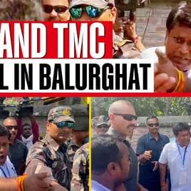 Sukanta Majumdar, TMC Worker Get Caught In Ugly Verbal Spat