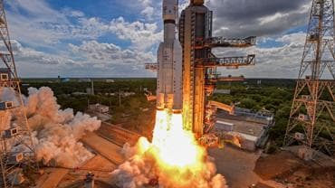 The Chandrayaan-3 liftoff sequence was delayed by four seconds. 