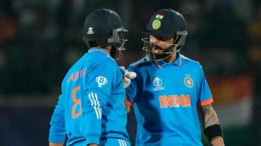 Team India batters Virat Kohli and Ravindra Jadeja 