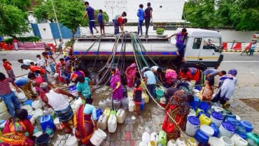 Water crisis has added to the woes of Delhi residents