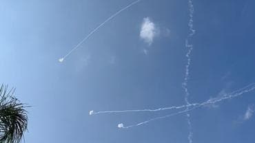 Rockets in Gaza