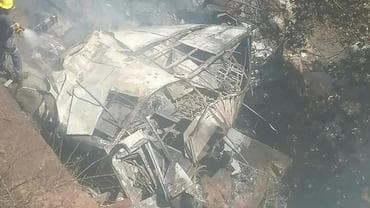 A bus plunged off a bridge in South Africa’s Limpopo province near Mamatlakala, killing 45 people