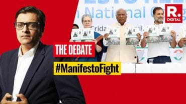 Arnab Peels Through Layers Of Congress' Hackneyed Manifesto | The Debate