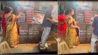 Woman stealing eggs caught on cam, viral video