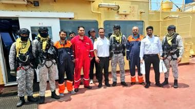 Indian Navy helps Panama-flagged crude oil vessel in Indian Ocean